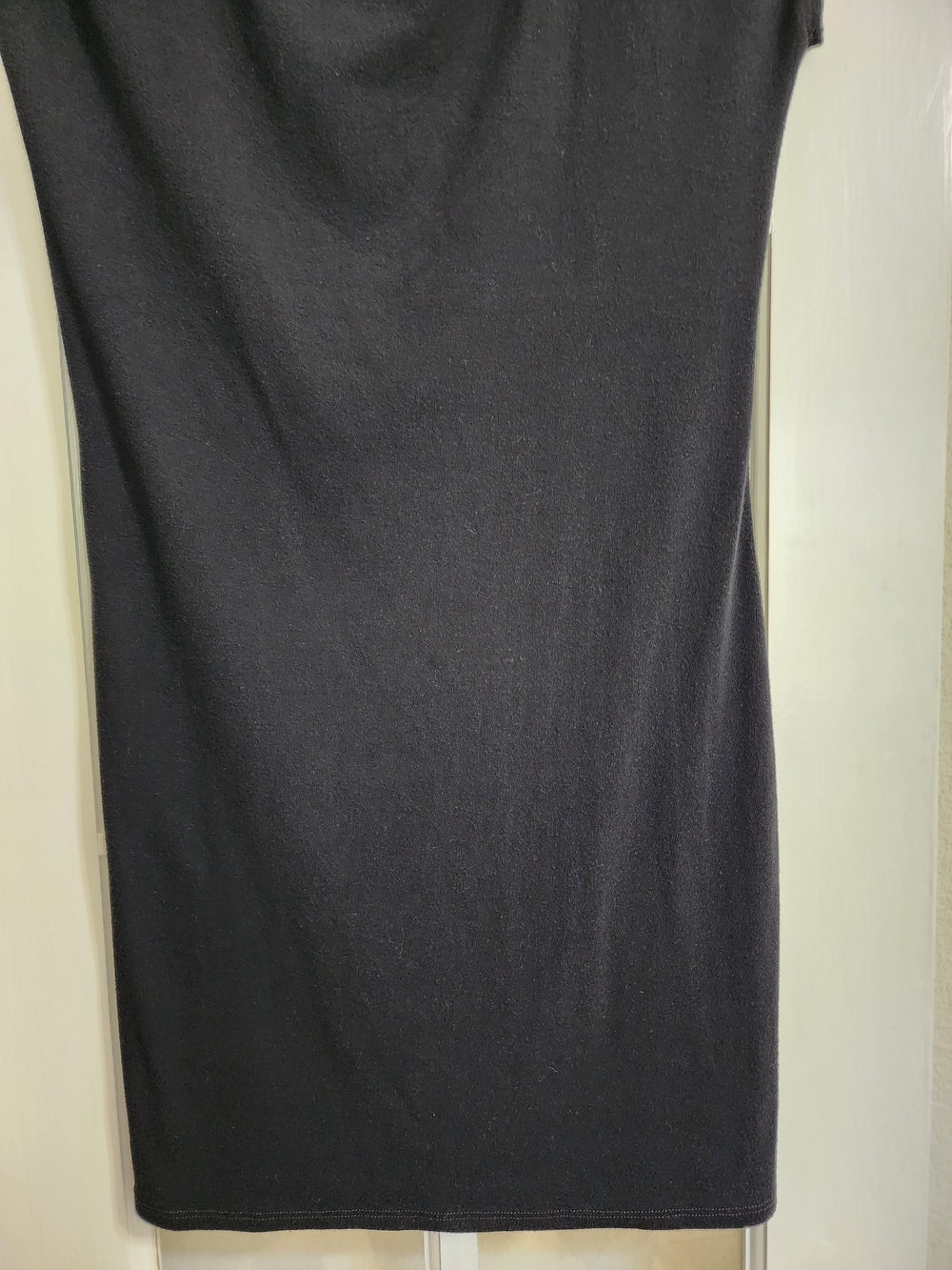 FP Beach Free People Black Open Back Bodycon Mini Dress L Made in USA - Picture 6 of 10